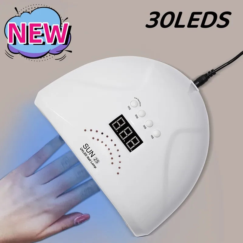 💡 Lampe à Ongles LED/UV – Séchage Rapide avec Capteur de Mouvement