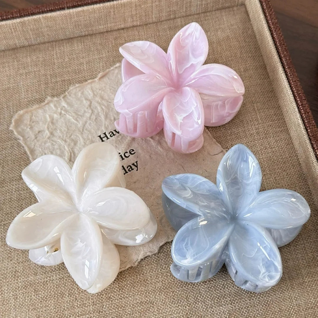 Pince à Cheveux pour Femme - Forme De Fleur Uni
