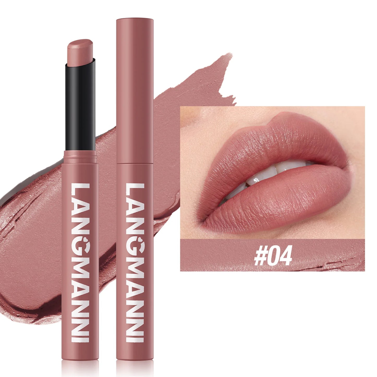 💋🖊️ Set de 12 lápices labiales mate: resistentes al agua, de larga duración y a prueba de transferencia