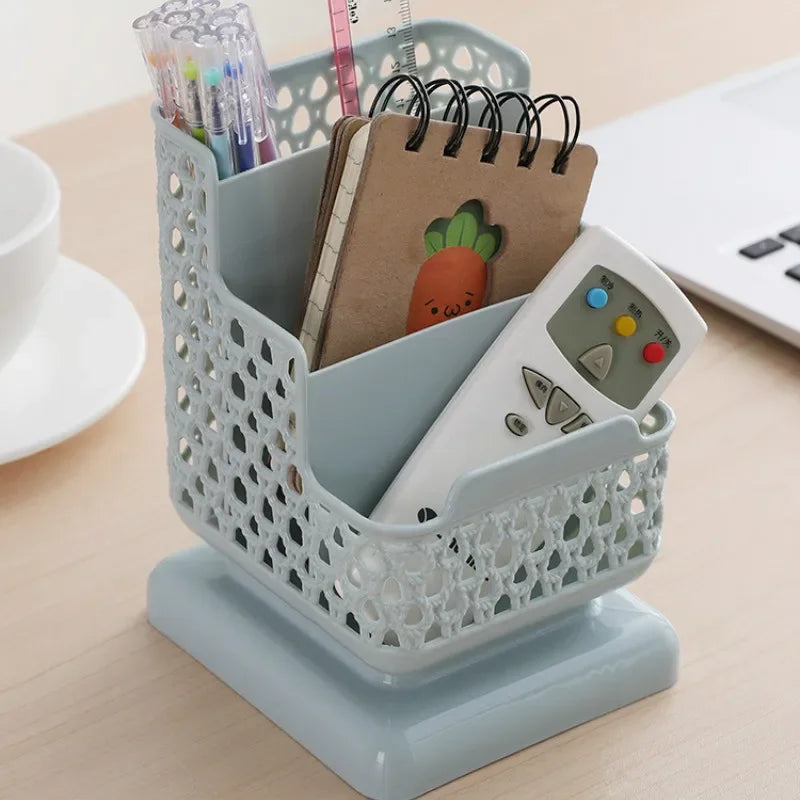 📚✨ Boîte de Rangement Polyvalente – Organisateur Bureau & Maquillage 🖊️💄