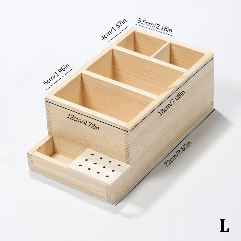 Portabrocas de madera para lijadora: almacenamiento práctico y elegante