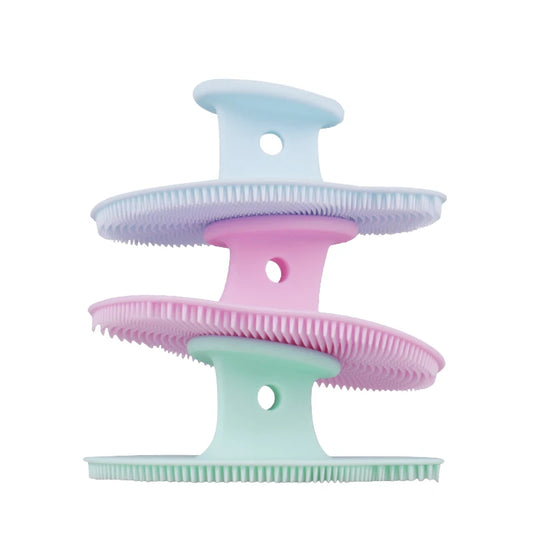 Cepillo facial de silicona suave: limpieza y masaje manual