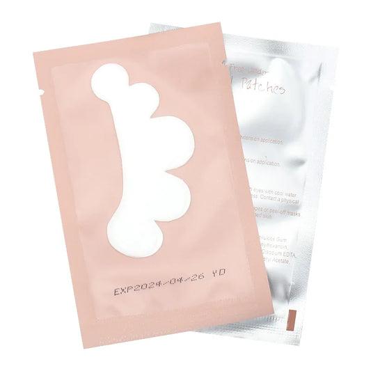 50 Pares de Parches de Gel para Extensiones de Pestañas – Forma de Nube
