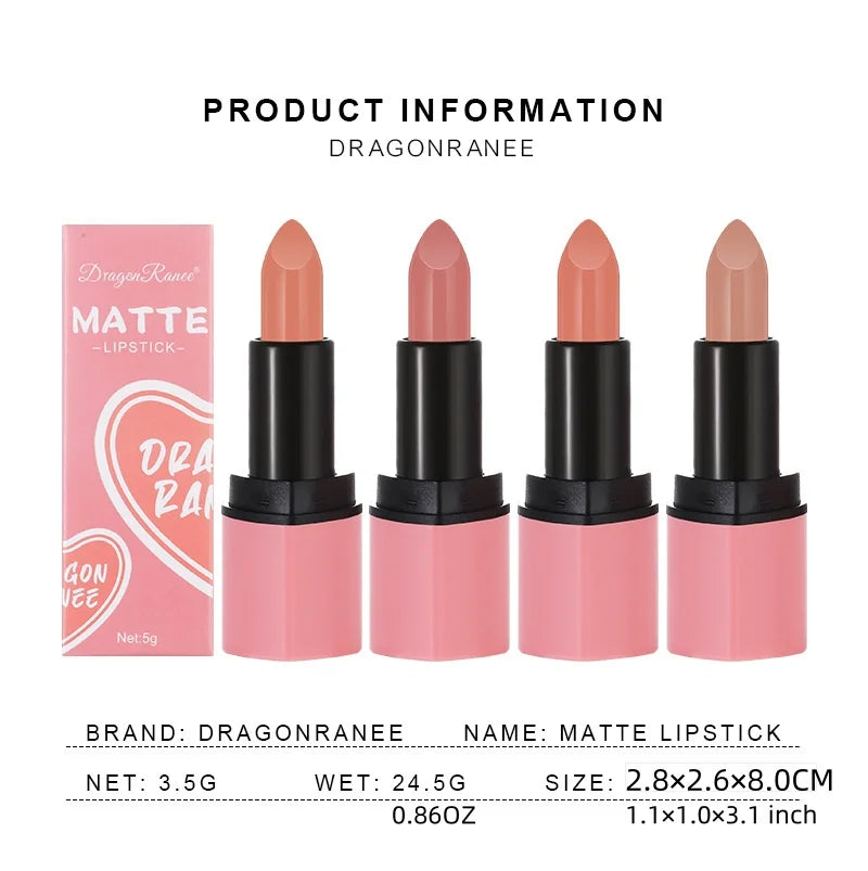 💋🌈 Love Matte Lipstick – Moisturizing, Long-Lasting &amp; Transfer-Proof