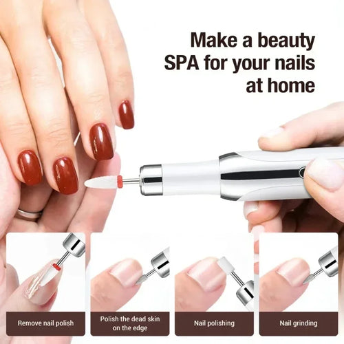 ⚙️ Kit Ponceuse Électrique pour Ongles – Manucure & Pédicure Professionnelle